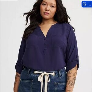 Harper Challis 3/4 Sleeve Top